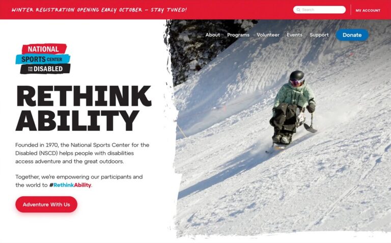 The NSCD home page: Rethink Ability